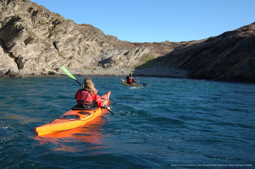 Kayak en el Cap de Creus