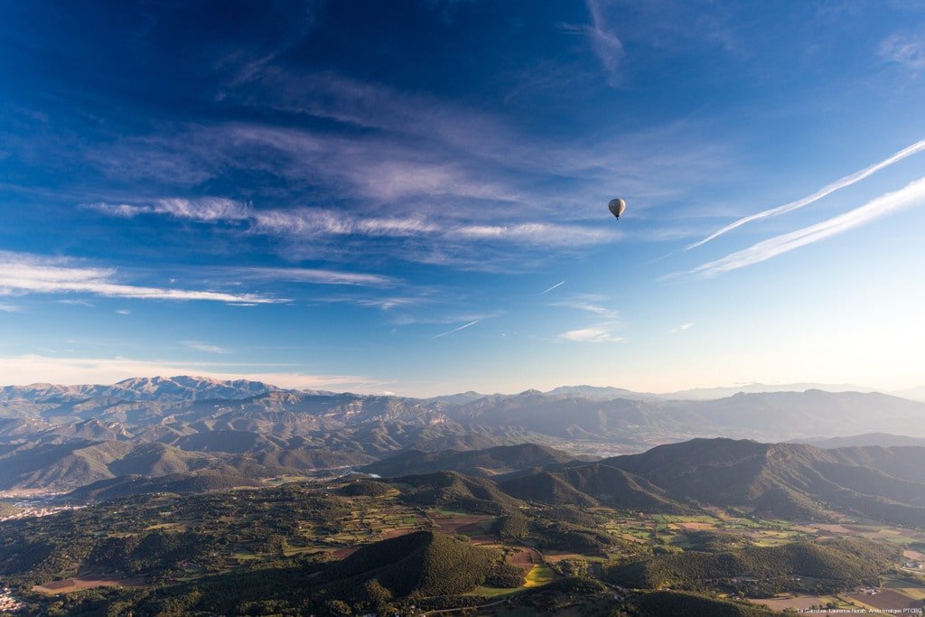 Vol en globus a la Garrotxa